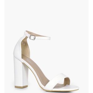 White Heels from Boohoo